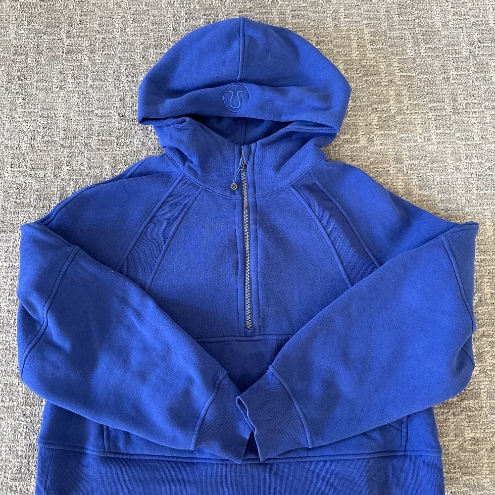Lulu lemon scuba 1/4 zip blue